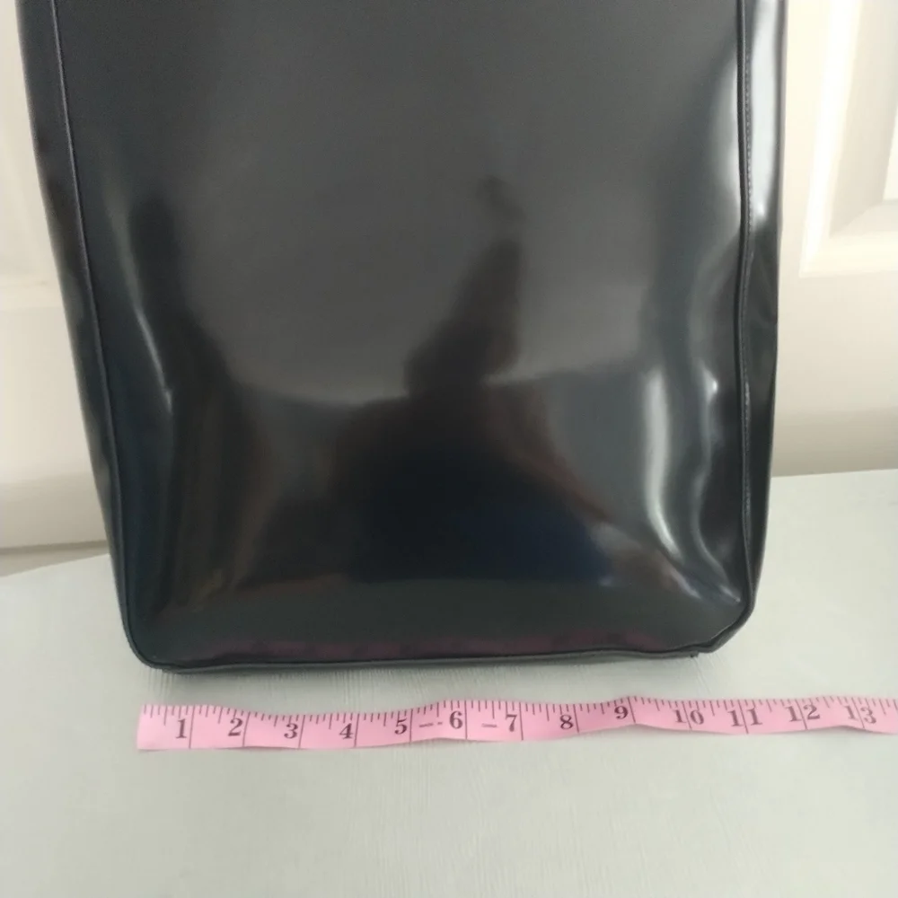 Givenchy Parfums Black Patent Tote Bag